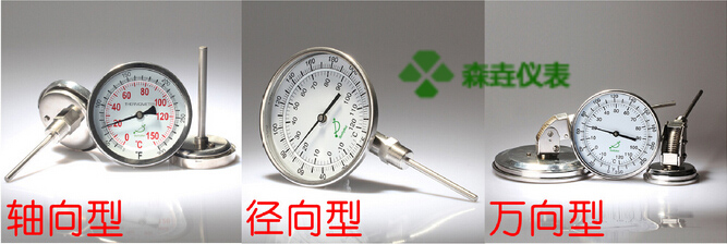 雙金屬溫度計除了軸向、徑向、萬向型，還有哪些安裝方式？